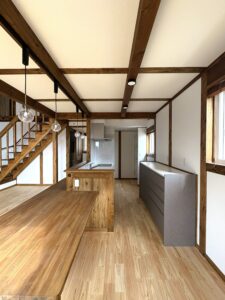 T様邸　キッチン