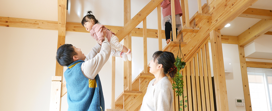 無垢材を使った住まい